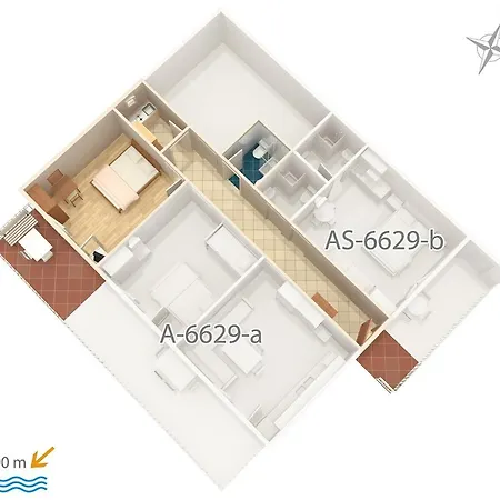 With A Parking Space Seline, Paklenica - 6629 * Seline