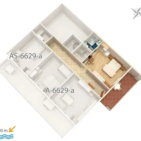With A Parking Space Seline, Paklenica - 6629 Διαμέρισμα